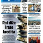 Naslovna strana “Informacije CG” za 8. april 2026.