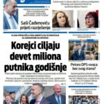 Naslovna strana “Informacije CG” za 9. april 2026.