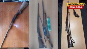 Pretresi u Nikšiću, Plužinama i Šavniku, pronađeno pet komada oružja