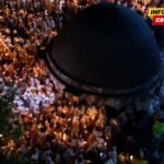 Veliki broj vjernika okupio se da dočeka spuštanje Blagodatnog…