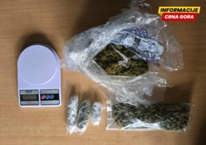 Uhapšen Nikšićanin, pronađeno skoro 800 grama marihuane