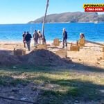 Carević uklonio betonske stubove na Slovenskoj plaži