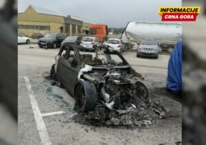 Na carinskom terminalu u Nikšiću izgorio luksuzni auto, vlasnik…