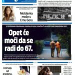 Naslovna strana Informacije CG za 15. april 2026.