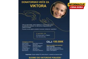 Budimo dio Viktorove pobjede – poziv na donatorsko veče
