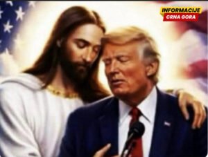 Na novoj slici Tramp u zagrljaju Isusa