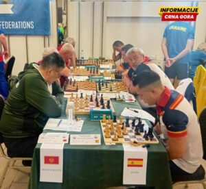 Crnogorski šahisti poraženi od Španije
