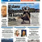 Naslovna strana “Informacije CG” za 21. april 2026.