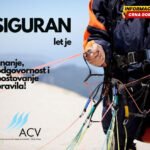 ACV: Poštujte propise pri letjenju paraglajderom
