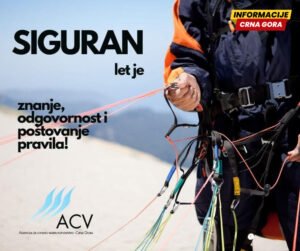 ACV: Poštujte propise pri letjenju paraglajderom