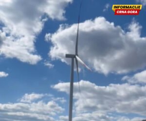 EPCG: Prvi vjetrogenerator VE Gvozd pušten u probni rad,…