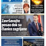 Naslovna strana “Informacije CG” za 24. april 2026.