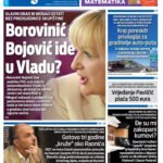 Naslovna strana “Informacije CG” za 25. april 2026.