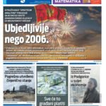 Naslovna strana “Informacije CG” za 26. april 2026.