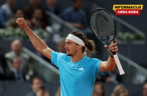 Zverev preko Kobolija do polufinala Madrida, blok za Kaspera Ruda