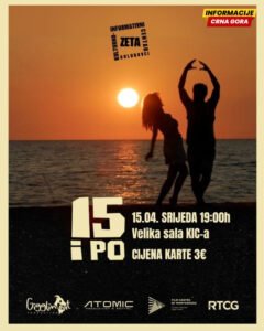 Film “15 i po” Miša Obradovića u KIC-u Zeta 15. aprila