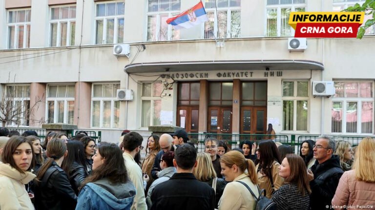 Nečastivi na Filozofskom fakultetu – protesti u Nišu