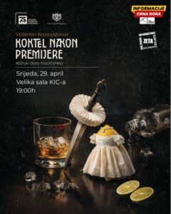 Predstava “Koktel nakon premijere“ 29. aprila u KIC-u Zeta