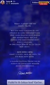 Voditeljka isprozivala Merlina zbog poruke fudbalerima: Halid bi ih čekao kod Vječne