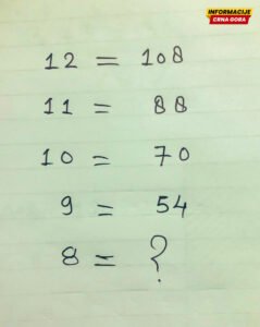 Niz se nastavlja: Koji broj je sljedeći?