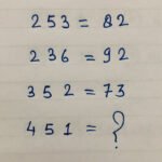 Matematički slučaj bez svjedoka: Koji broj nedostaje?