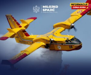 Spajić: MUP dočekuje požarnu sezonu osnažen protivpožarnim avionom