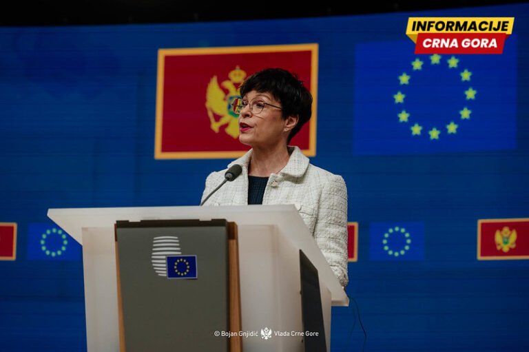 Kos: Formiranje radna grupa za izradu Ugovora o pristupanju EU jasno priznanje napretka Crne Gore