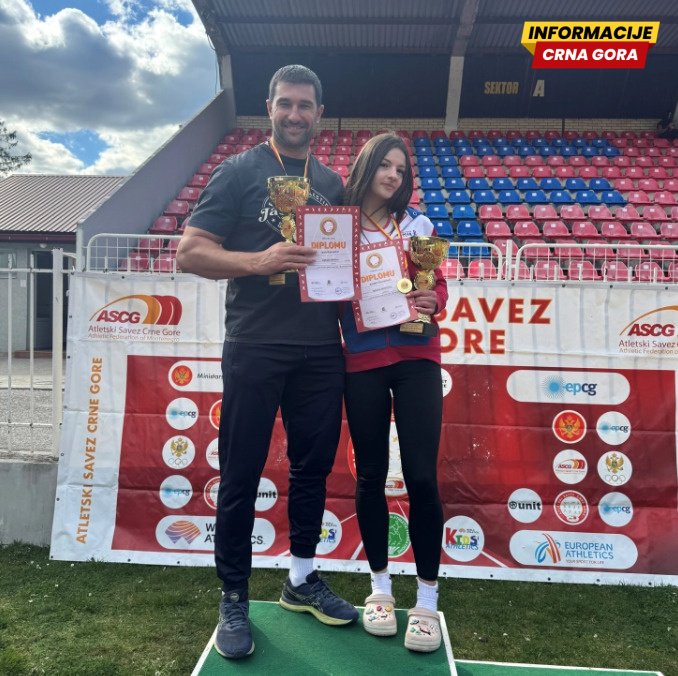 Ivan Kukuličić i Anđela Đuranović najbolji atletičari mitinga u Pljevljima