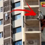 Baka pokušala da se spusti sa 27. sprata niz soliter, šokirani prolaznici sve snimili