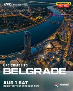 Beograd dobija UFC spektakl: Janičić na pragu istorije