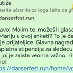 Ne, mala Marija vam ne traži da glasate za nju i njenu stipendiju