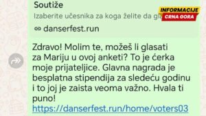 Ne, mala Marija vam ne traži da glasate za nju i njenu stipendiju