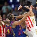 Zvezda zaustavljena u Barseloni, kraj evropskog puta u plej-inu