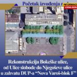 Počinje rekonstrukcija Bokeške ulice: Radovi vrijedni 179.736 eura trajaće 60 dana
