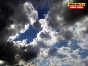 Oblačno, mjestimično kiša, temperatura do 23 stepena