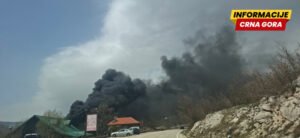 Grahovo: Gori objekat pored restorana „Stara kuća“