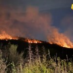 Požar u Lješanskoj nahiji, kuće nijesu ugrožene