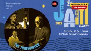 Džez trio „The Tribevibers” u srijedu u KIC-u