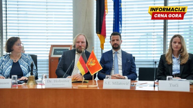 Milatović u Bundestagu: Spremni za završnicu EU puta, pred nama odlučujući mjeseci