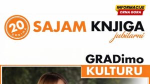 Jubilarni 20. Sajam knjiga u Podgorici: Gostovanje dr Kenana Crnkića