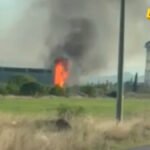 Gori pogon „Prerade“, na terenu vatrogasci