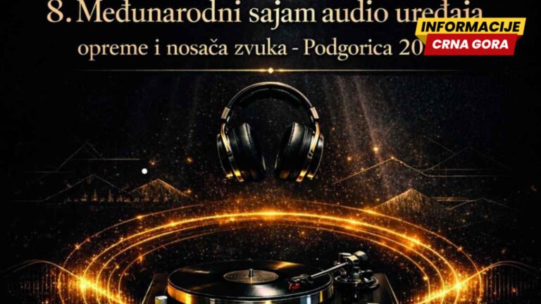 Ovog vikenda u Podgorici , osmi Međunarodni sajam audio uređaja, opreme i nosača zvuka!