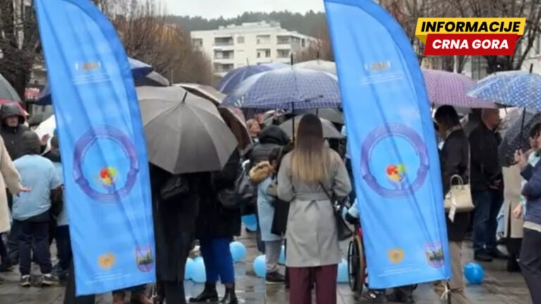 Berane obilježilo Dan autizma: „Plavi grad“ poslao poruku podrške, inkluzije i zajedništva