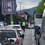 Motociklista oboren kod BIG fashion-a, saobraćaj otežan