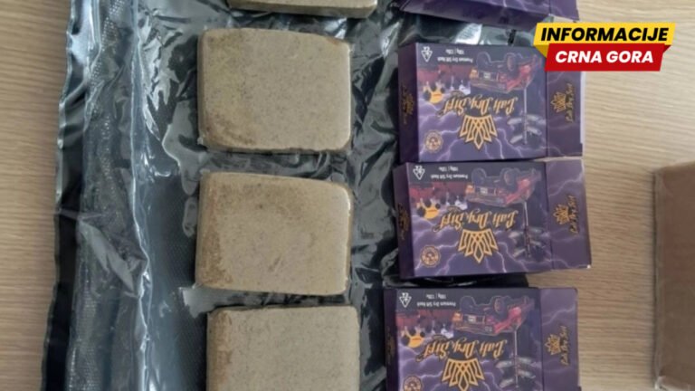 Uprava carina: U poštanskoj pošiljci pronađeno pola kilograma hašiša