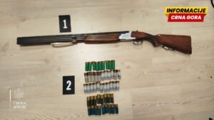 Uhapšen Ulcinjanin, pronađena puška i municija u ilegalnom posjedu