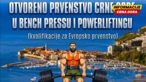 Otvoreno prvenstvo Crne Gore u benč presu i pauerliftingu sjutra u Budvi