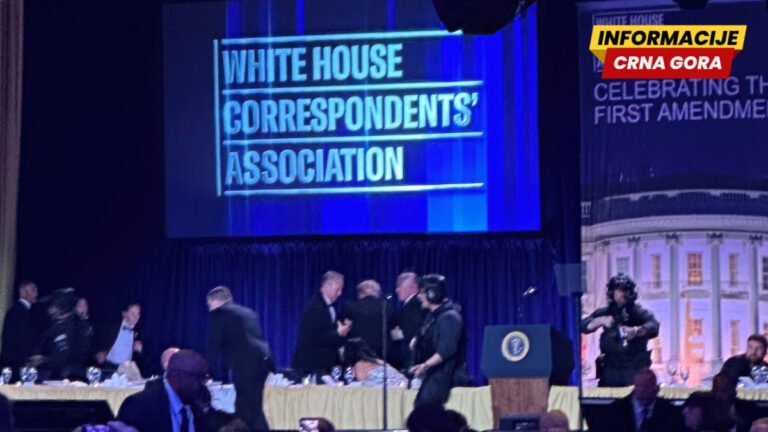 Tramp evakuisan tokom večere sa dopisnicima Bijele kuće – čuli se pucnji, pogođen tajni agent