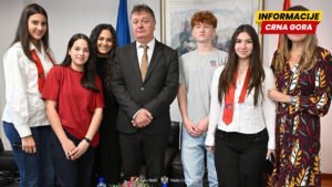 Potpredsjednik Aleksić primio delegaciju United Kids International School iz Podgorice