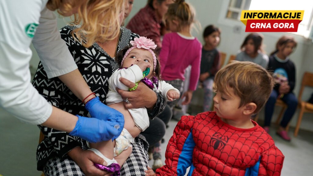 UNICEF: Samo 13% djece u Crnoj Gori vakcinisano prvom dozom MMR vakcine, rizik od epidemije raste